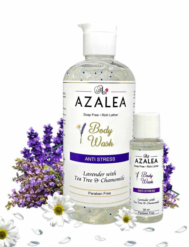 Azalea Body Wash Lavender With Tea Tree & Chamomile