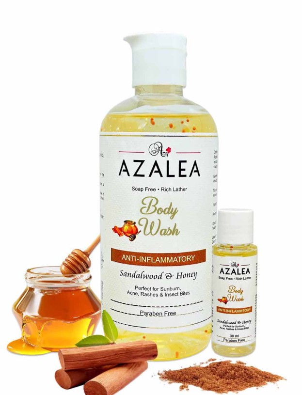 Azalea Body Wash Honey & Sandalwood