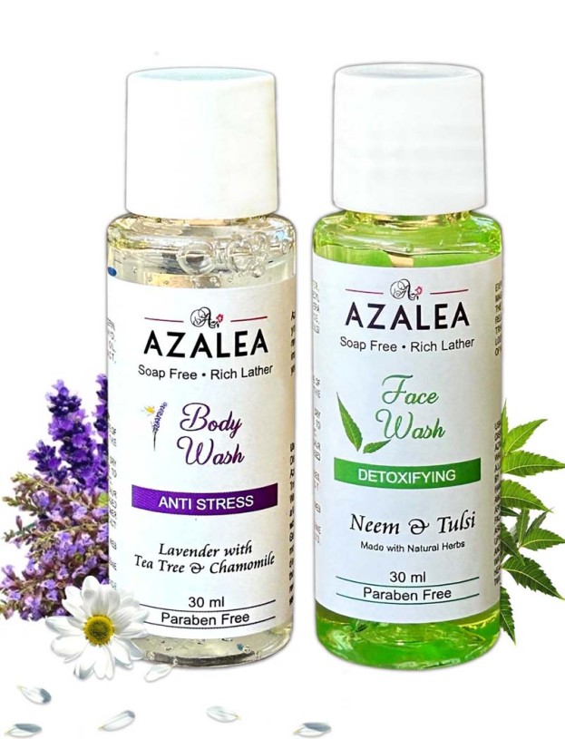 Azalea Face Wash and Body Wash Travel - Size Combo Offer