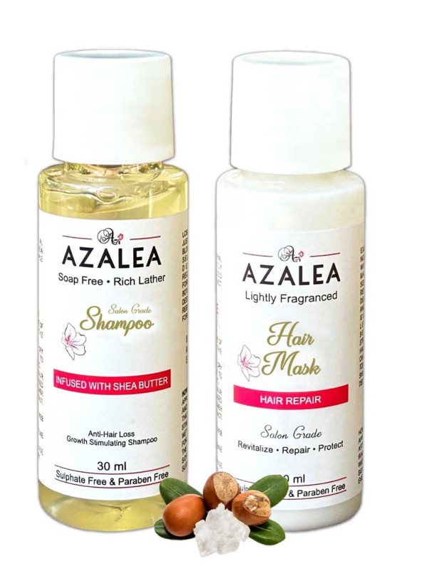 Azalea Anti Hair loss Shampoo & Mask Twin Pack for Travel