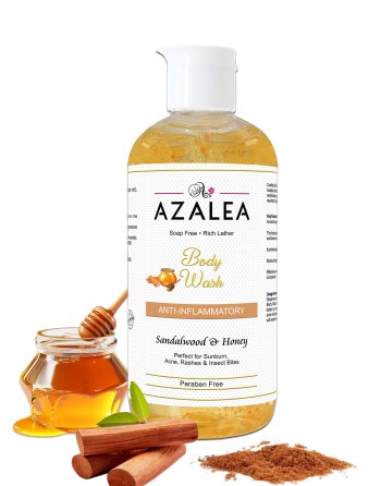 Azalea Body Wash Honey & Sandalwood