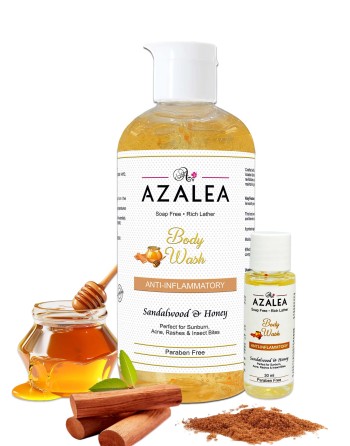 Azalea Body Wash Honey & Sandalwood