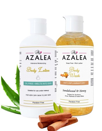 Azalea Professional Daily Moisturising Body Lotion + Body Wash